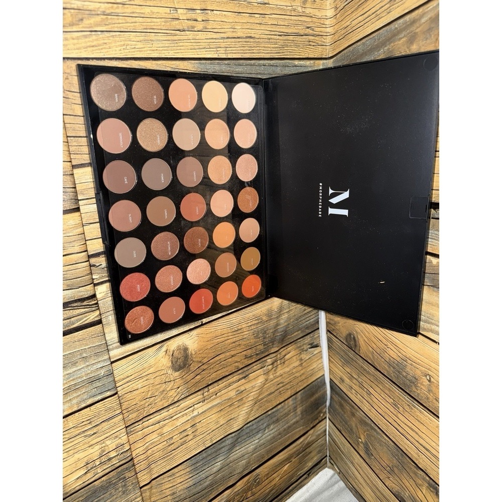 Morphe 35O Nature Glow Artistry Palette 35 Eyeshadow Shades Matte Shimmer Warm - Picture 6 of 11
